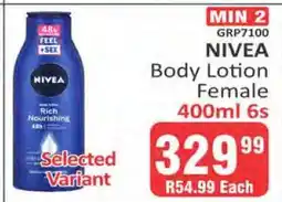 KitKat Cash and Carry NIVEA Body Lotion Female offer