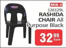 KitKat Cash and Carry RASHIDA CHAIR All Purpose Black offer