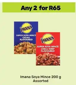 Game Imana Soya Mince 200 g Assorted offer