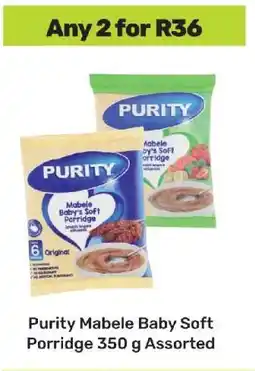 Game Purity Mabele Baby Soft Porridge 350 g Assorted offer