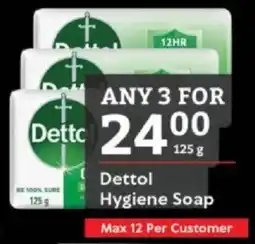 Oxford Freshmarket Dettol Hygiene Soap offer