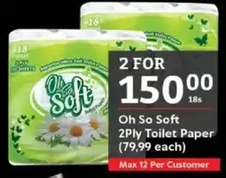 Oxford Freshmarket Oh so soft toilet paper offer