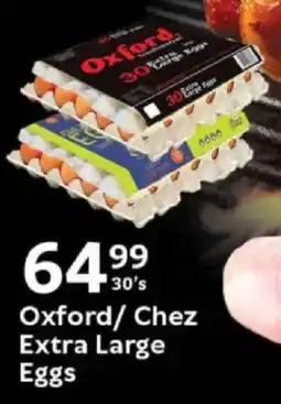 Oxford Freshmarket Oxford Chez Extra Large Eggs offer