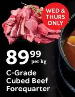 Oxford Freshmarket C-Grade Cubed Beef Forequarter offer