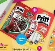 Game Pritt Glue Stick 43g 3 Pack Plus Free Pritt Multi Pack 100g-Per Pack offer