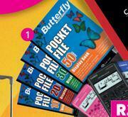 Game Butterfly Pocket Files A4 10 Pockets offer