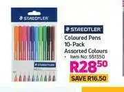 Game Staedtler Coloured Pens 10 Pack Assorted Colours offer