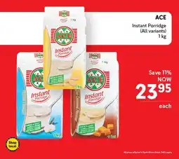 Makro ACE Instant Porridge offer