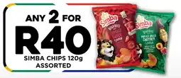 Fresh Stop Simba chips assorted offer
