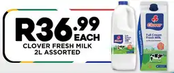 Fresh Stop Clover fresh milk assorted offer