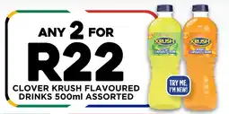 Fresh Stop Clover krush flavoured drinks assorted offer