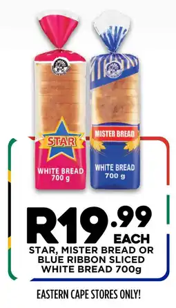 Fresh Stop Star, mister bread or blue ribbon sliced white bread offer