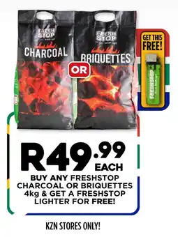 Fresh Stop Freshstop charcoal or briquettes offer