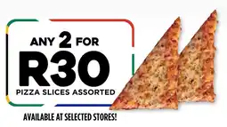 Fresh Stop Pizza slices assorted offer