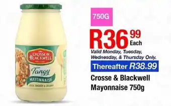Take 'n Pay Crosse & Blackwell Mayonnaise offer