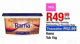 Take 'n Pay Rama Tub offer