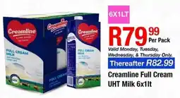 Take 'n Pay Creamline Full Cream UHT Milk offer