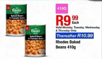 Take 'n Pay Rhodes Baked Beans offer