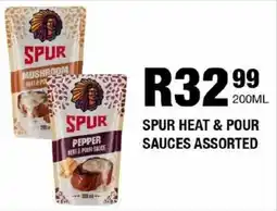 Take 'n Pay Spur heat & pour sauces assorted offer