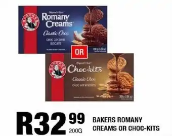 Take 'n Pay Bakers romany creams or choc-kits offer