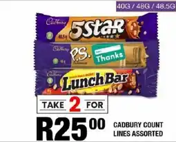 Take 'n Pay Cadbury count lines assorted offer