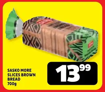 Usave Sasko more slices brown bread offer