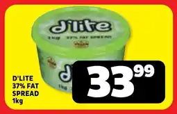 Usave D'lite 37% fat spread offer
