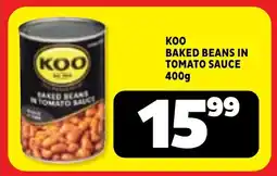 Usave Koo baked beans in tomato sauce offer