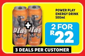 Usave Power play energy drink offer