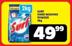 Usave Surf hand washing powder offer