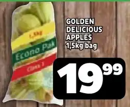 Usave Golden delicious apples offer