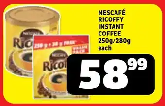 Usave Nescafé ricoffy instant coffee offer
