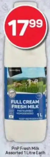 Pick n Pay PnP Fresh Milk Assorted offer