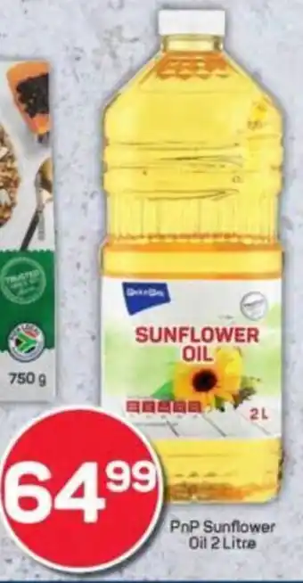 Pick n Pay PnP Sunflower Oil offer