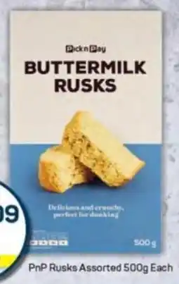 Pick n Pay PnP Rusks Assorted offer