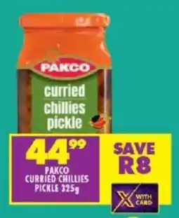 Shoprite Pakco curried chillies pickle offer