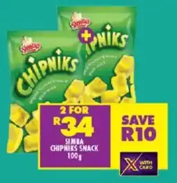 Shoprite Simba chipniks snack offer