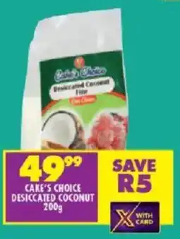 Shoprite Cake's choice desiccated coconut offer