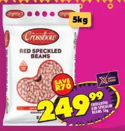 Shoprite Crossbow red speckled beans offer