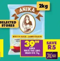 Shoprite Anika white thai long grain rice offer