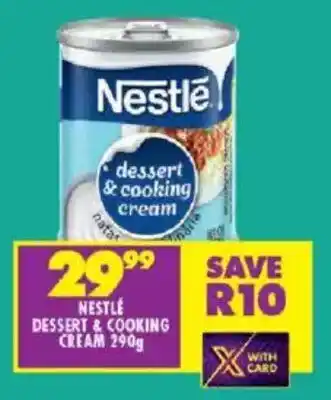 Shoprite Nestle dessert & cooking cream offer