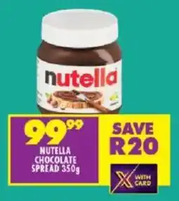 Shoprite Nutella chocolate spread offer