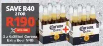 Checkers Corona Extra Beer NRB offer