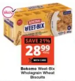 Checkers Bokomo Weet-Bix Wholegrain Wheat Biscuits offer