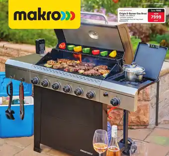 Makro Megamaster Origin 6-Burner Gas Braai offer
