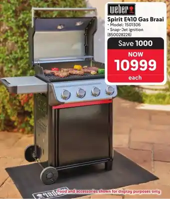 Makro Weber Spirit E410 Gas Braai offer