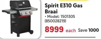 Makro Weber Spirit E310 Gas Braai offer