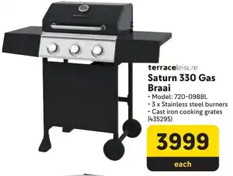 Makro Terrace Leisure Saturn 330 Gas Braai offer