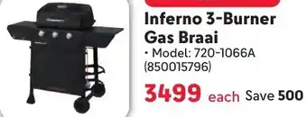 Makro Megamaster Inferno 3-Burner Gas Braai offer