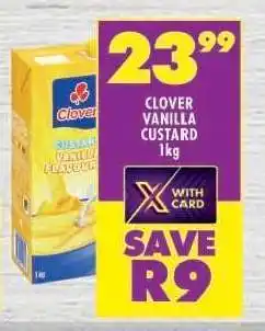 Shoprite Clover Vanilla Custard 1kg offer